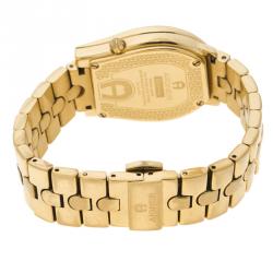 Pre Owned Aigner Ravenna Mother of Pearl Gold Diamond Studded Women's Wristwatch 30mm