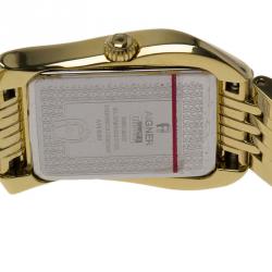 مملوكة مسبقًا Aigner Urbino Yellow Gold Tone Stainless Steel Women's Wristwatch 26MM