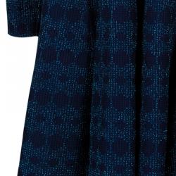 Pre Owned Alaia Navy Fit and Flare Dress M