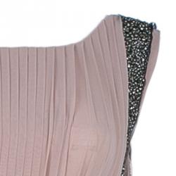 Alberta Ferretti Blush Pink Embellished Gown M