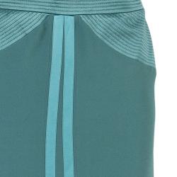 Alberta Ferretti Green Embellished Bustier Evening Gown M