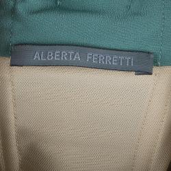 Alberta Ferretti Green Embellished Bustier Evening Gown M