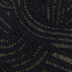 Pre Owned Alberta Ferretti Embellished Sleeveless Cocktail Dress L