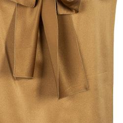 Pre Owned Alberta Ferretti Medallion Neck Tie Top L