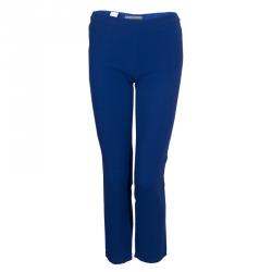 Pre Owned Alberta Ferretti Blue Trousers S