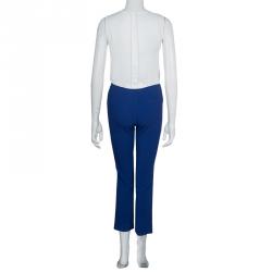 Pre Owned Alberta Ferretti Blue Trousers S