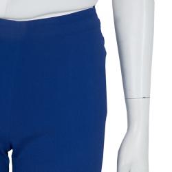 Pre Owned Alberta Ferretti Blue Trousers S