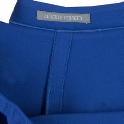 Pre Owned Alberta Ferretti Blue Trousers S