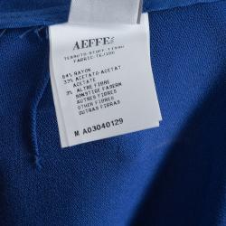 Pre Owned Alberta Ferretti Blue Trousers S