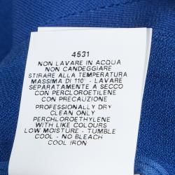 Pre Owned Alberta Ferretti Blue Trousers S