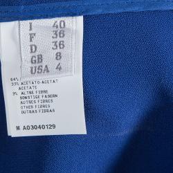 Pre Owned Alberta Ferretti Blue Trousers S