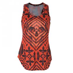 مملوكة مسبقًا تانك توب أليكساندر مكوين جمجمة أحمر S