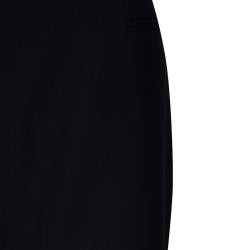 Pre Owned Alexander McQueen Black Wool and Silk Skirt L