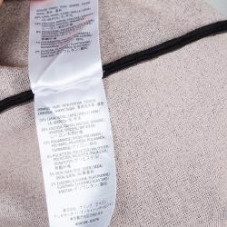 Pre Owned Alexander McQueen Black Knit Long Sleeve Dress M