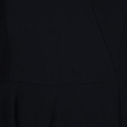 Pre Owned Alexander McQueen Wool Crepe Dress S