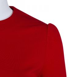 مملوكة مسبقًا Alexander McQueen Red and Black Shift Dress S