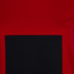 مملوكة مسبقًا Alexander McQueen Red and Black Shift Dress S