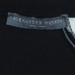 Alexander McQueen Multicolor Heart Intarsia Print Sweater L
