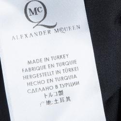 Pre Owned McQ by Alexander McQueen Black Pencil Knit Skirt XL