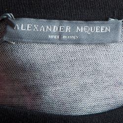 Pre Owned Alexander McQueen Rose Print Sleeveless Dress L