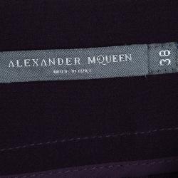 Pre Owned Alexander McQueen Purple Tailored Trousers S