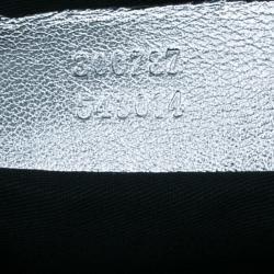 Pre Owned Alexander McQueen Black/Pink Satin Medium Floral De Manta Clutch