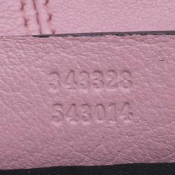 Pre Owned Alexander McQueen Pink Leather De Manta Small Clutch