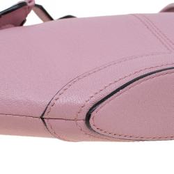 Pre Owned Alexander McQueen Pink Leather De Manta Small Clutch