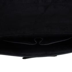 Pre Owned Alexander McQueen Black Leather Heroine Chain Shoulder Bag