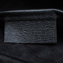 Pre Owned Alexander McQueen Black Leather Heroine Chain Shoulder Bag