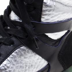 Pre Owned Alexander McQueen for Puma Leather Move Femme Mid High Top Sneakers Size 38