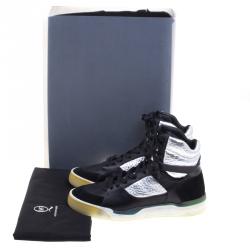 Pre Owned Alexander McQueen for Puma Leather Move Femme Mid High Top Sneakers Size 38