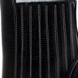 Pre Owned McQ by Alexander McQueen Black Leather Lex Chelsea Ankle Boots Size 36