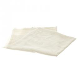 Pre Owned Alexander McQueen Cream Skull, Moon and Star Motif Square Shawl