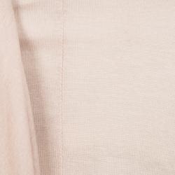 Pre Owned Alexander McQueen Blush Pink Drape Detail Tank Top M