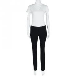 Pre Owned Alexander McQueen Black Tailored Trousers S
