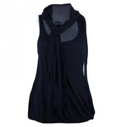 Alexander McQueen Black Scarf Top M