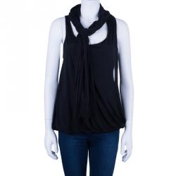 Alexander McQueen Black Scarf Top M