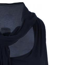Alexander McQueen Black Scarf Top M