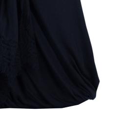 Alexander McQueen Black Scarf Top M