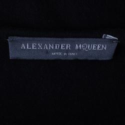 Alexander McQueen Black Scarf Top M