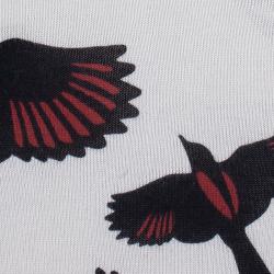 Pre Owned Alexander McQueen Bird Print Knit Sweater S