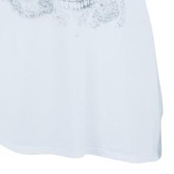 Pre Owned Alexander McQueen White Sleeveless Skull Top L