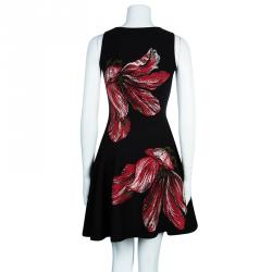 مملوكة مسبقًا Alexander McQueen Floral Fit & Flare Dress XS