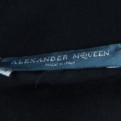 Pre Owned Alexander McQueen Black Shift Dress M