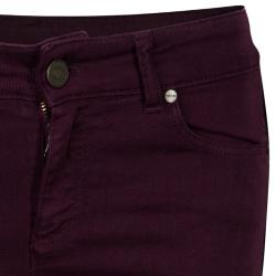 Pre Owned Alexander McQueen Burgundy Pants S