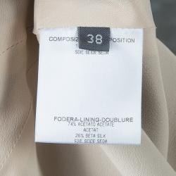 Pre Owned Alexander McQueen Black Asymmetric Silk Dress S