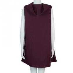 Alexander McQueen Burgundy A-Line Dress S