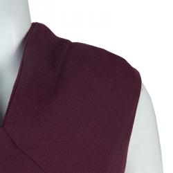 Alexander McQueen Burgundy A-Line Dress S