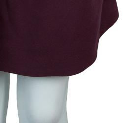 Alexander McQueen Burgundy A-Line Dress S
